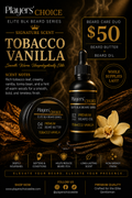 Players' Choice Elite Tobacco Vanilla Beard Care Duo – Beard Butter + Beard Oil $50